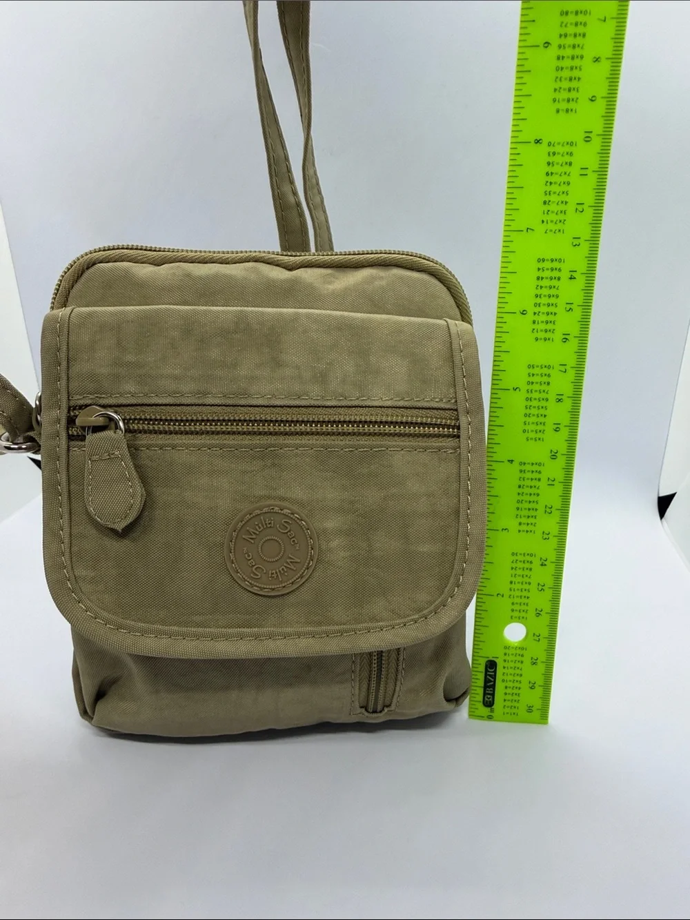 Olive Green Men's Crossbody Messenger Bag - Unbranded
